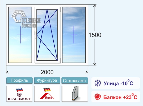 Теплое остекление малой лоджии в 504 серии