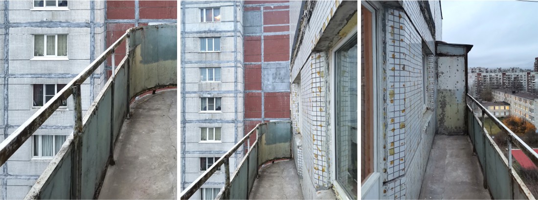 Лоджия без остекления