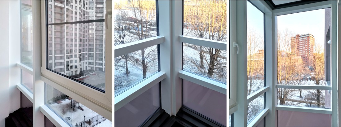 Замена холодного фасадного остекления на теплое