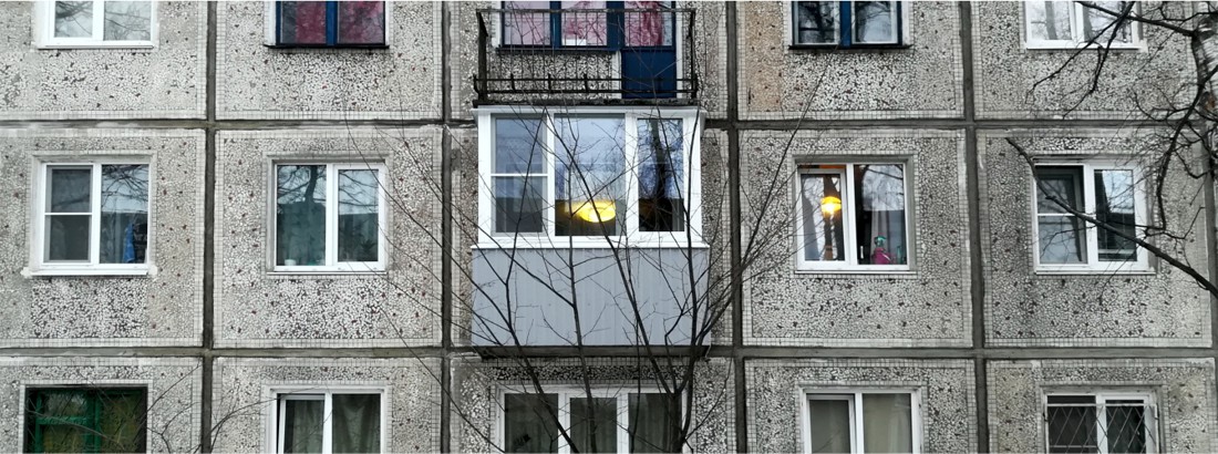 Остекление балкона в хрущевке