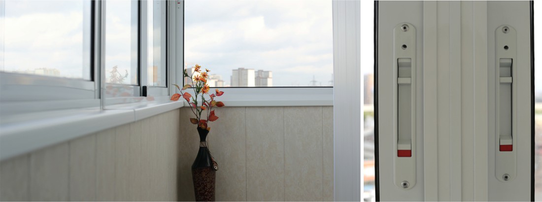 Холодные окна на балкон